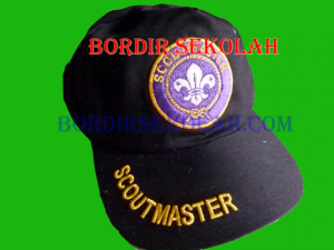 Bordir Topi Scoutmaster
